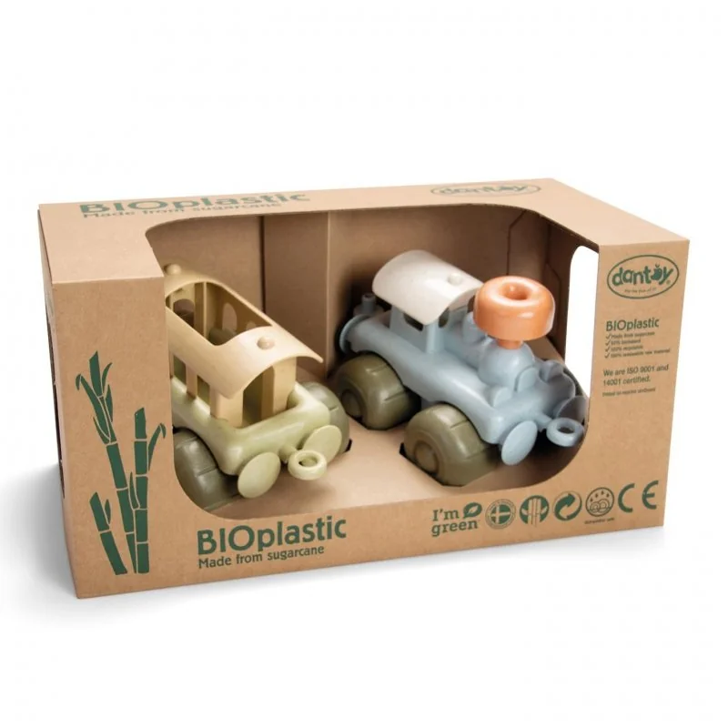 DANTOY BIOplastic sada vláčků 2ks 24m+