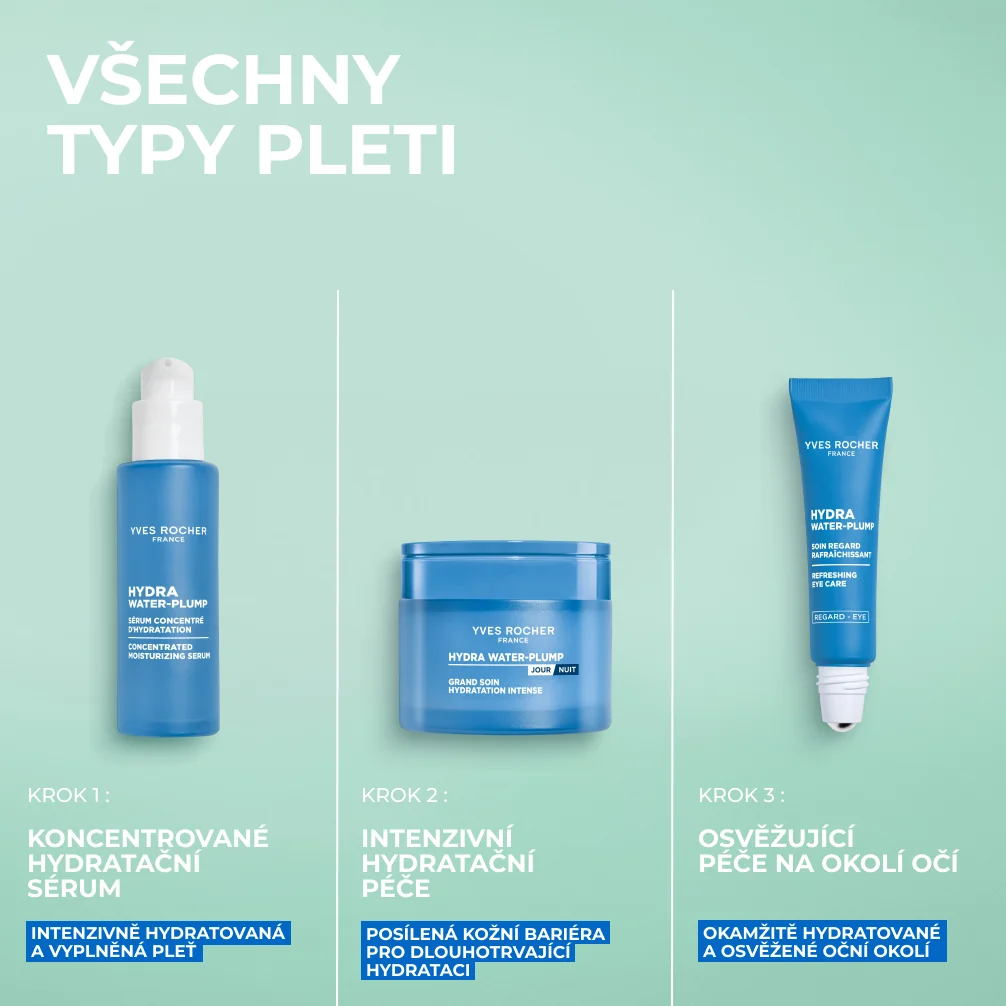 Yves Rocher Hydra Water-Plump Koncentrované hydratační sérum 30 ml
