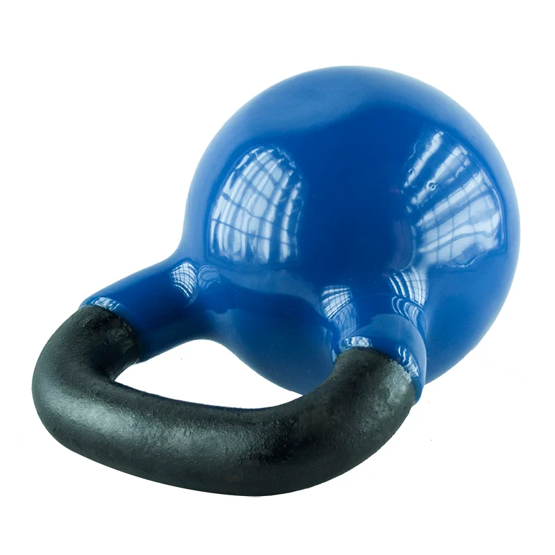 HMS Kettlebell pokrytý vinylem KN modrý - 16kg