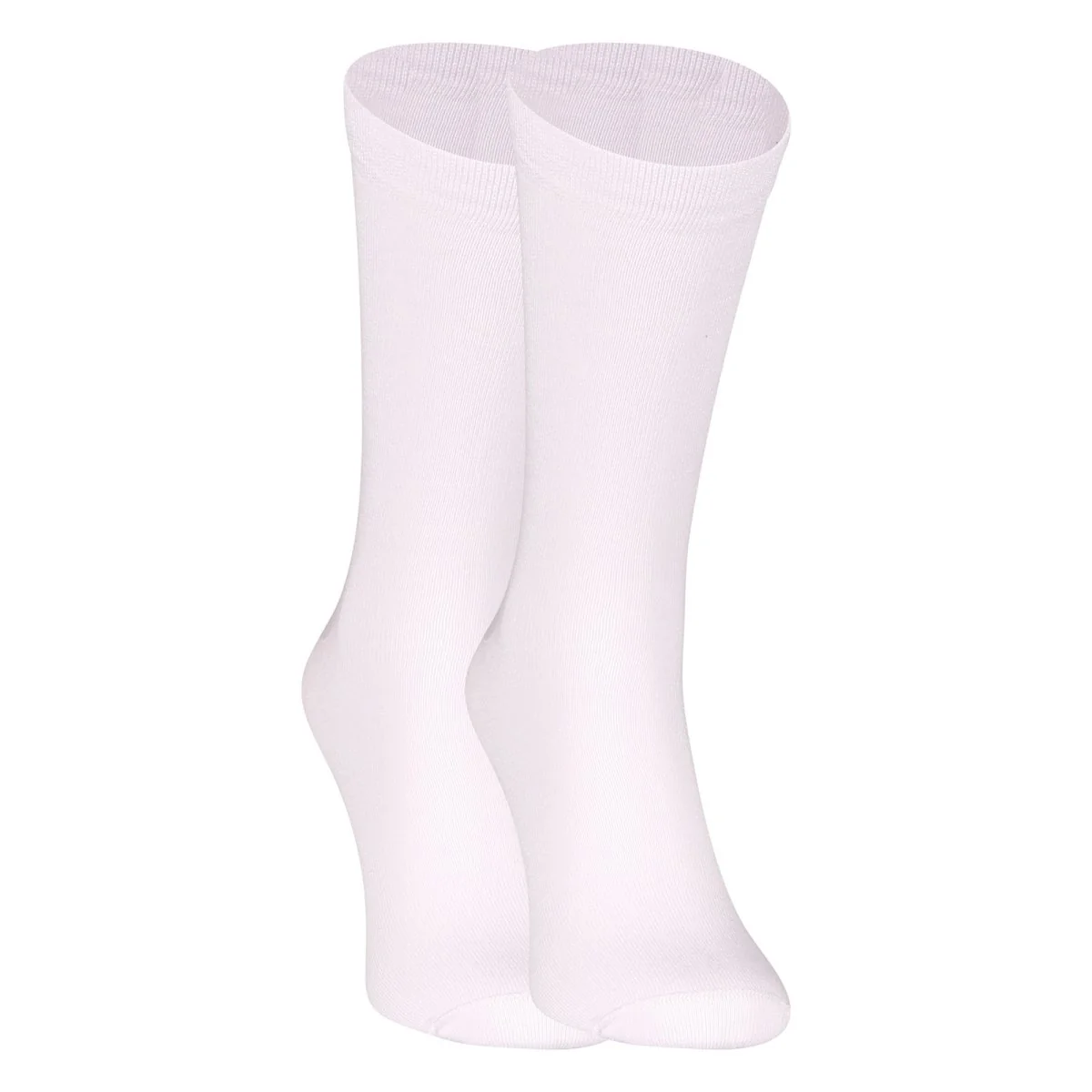 Nedeto 3PACK ponožky vysoké bambusové bílé (3PBV02) S