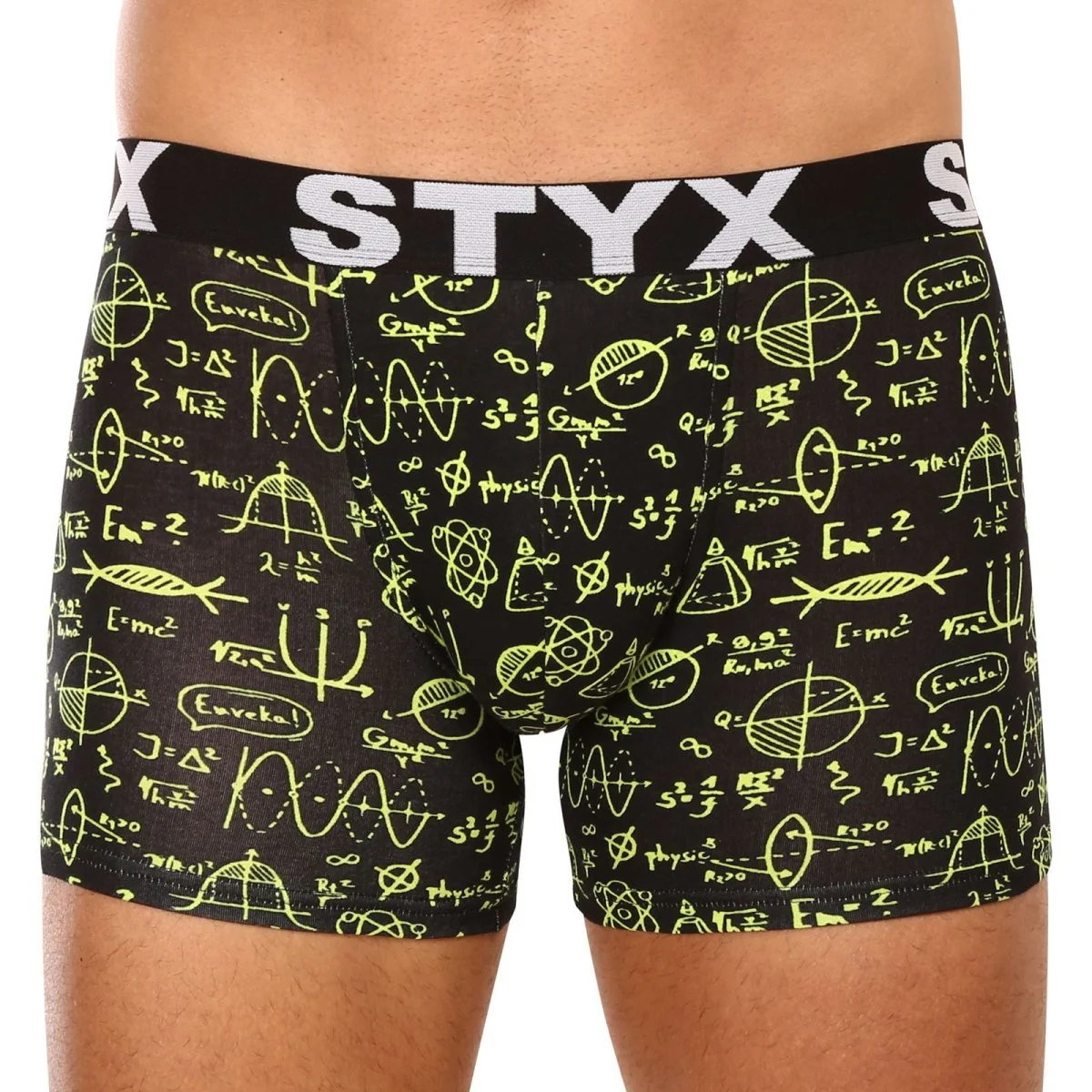 Styx 6PACK pánské boxerky long art sportovní guma vícebarevné (6U12697124) L