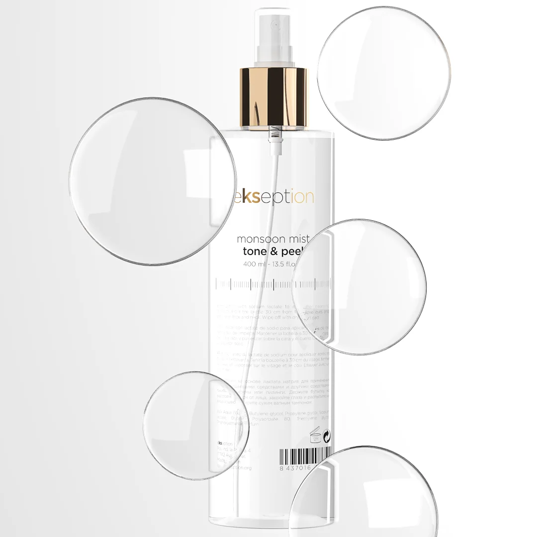 Ekseption Monsoon mist tone & peel - osvěžující a hydratační pleťová voda 400 ml