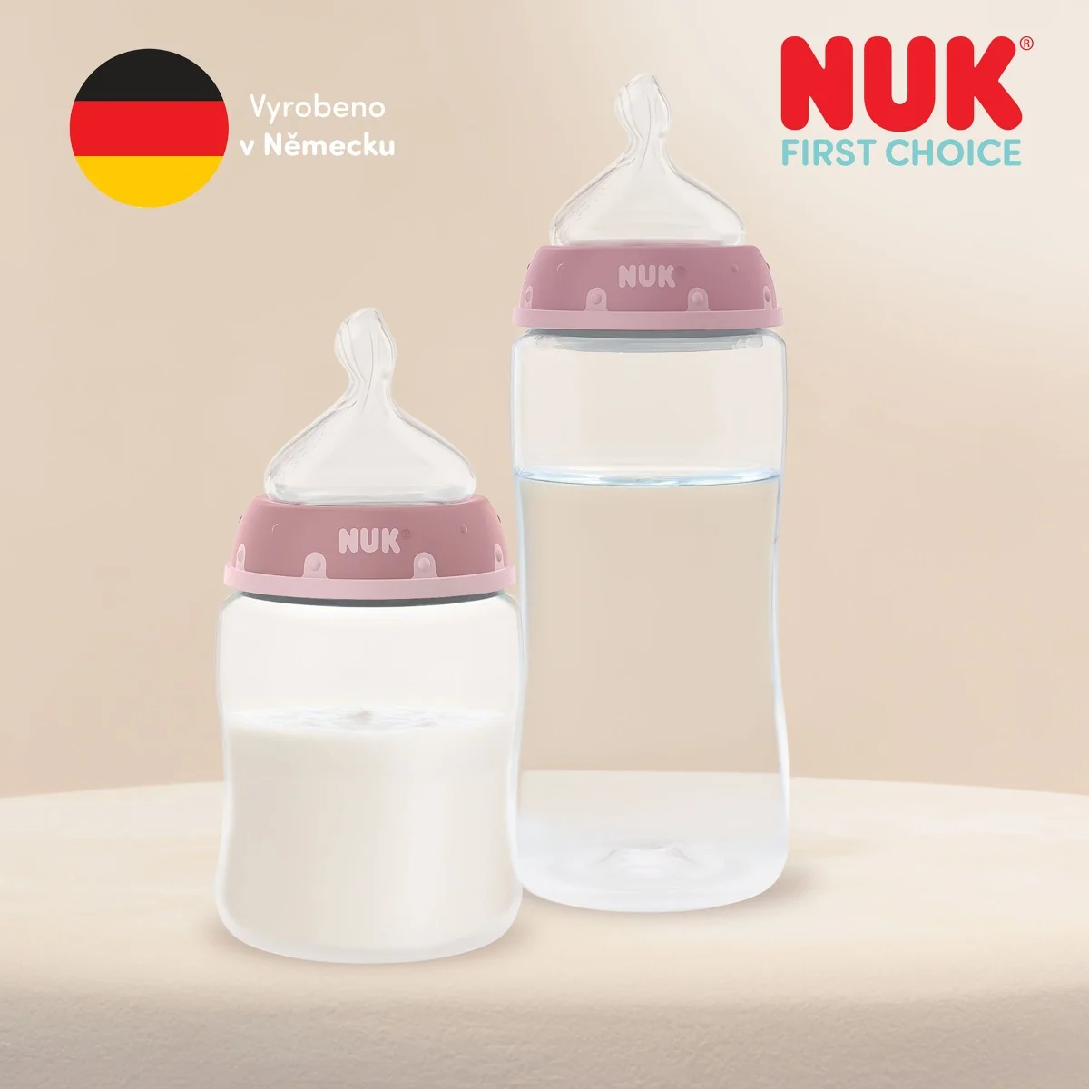 NUK First Choice Láhev 3m+ 300 ml 1 ks koala