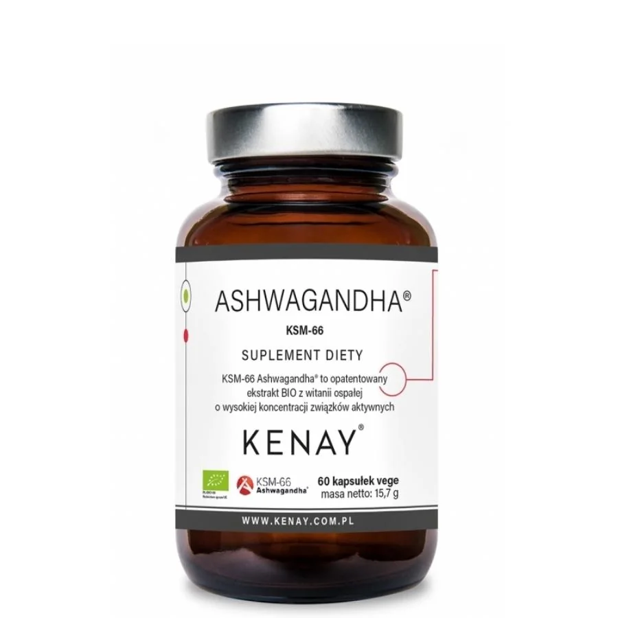 Kenay KSM 66 Ashwagandha BIO 60 kapslí