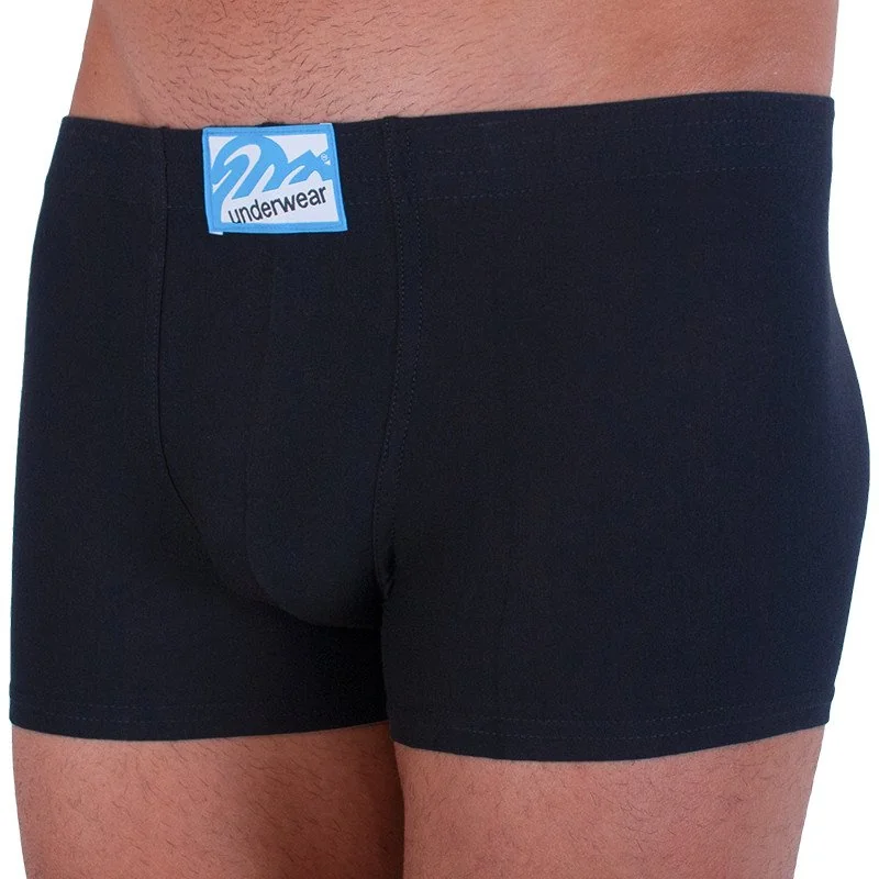 Styx Pánské boxerky klasická guma černé (Q961) S