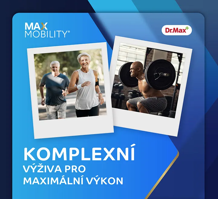 Dr. Max Mobility Complex 6 Active 180 tablet. Komplexní výživa pro maximální výkon.