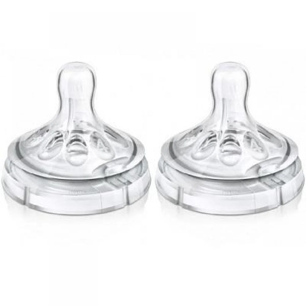 Avent Natural Dudlík 4 otvory 6m+ 2 ks