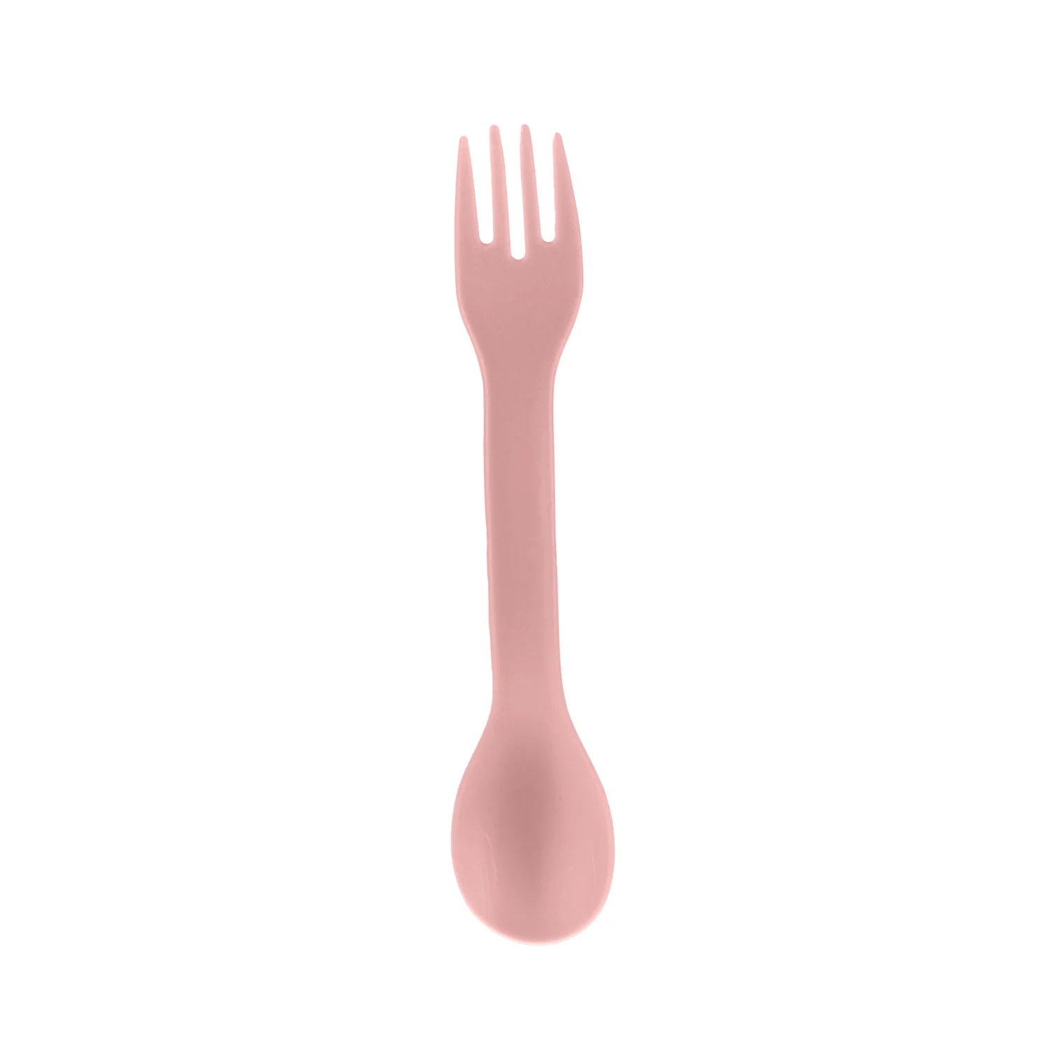 Zopa Silikonový svačinový box s příborem malý, Old Pink 1
