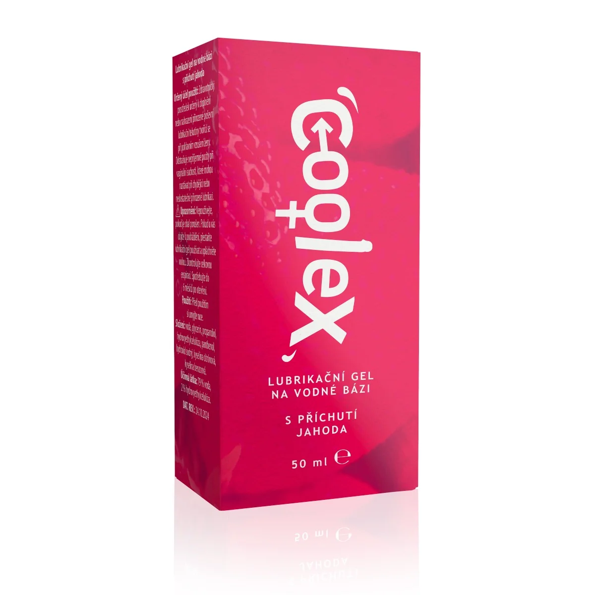 Coolex Lubrikační gel na vodní bázi jahoda 50 ml tuba