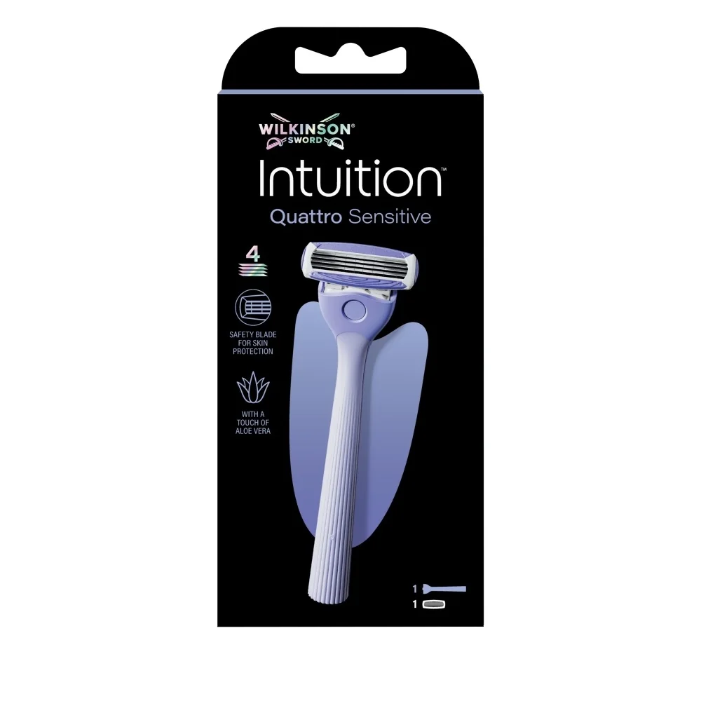 Wilkinson Intuition Quattro Sensitive dámský holicí strojek + hlavice
