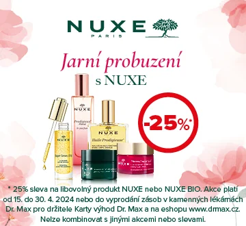 NUXE SLEVA 25%* (duben 2024)