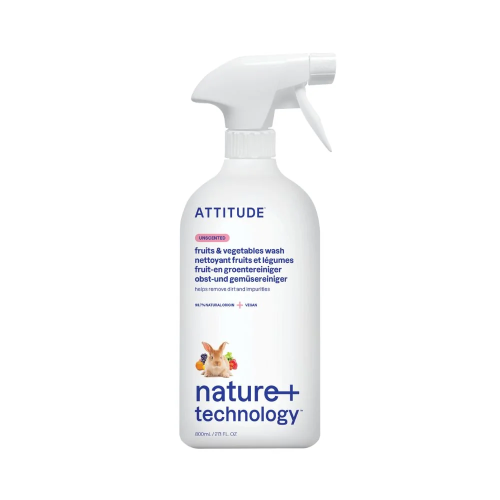 ATTITUDE Čistič na ovoce a zeleninu 800 ml