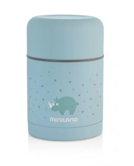 Miniland Termoska na jídlo Silky Blue 600 ml