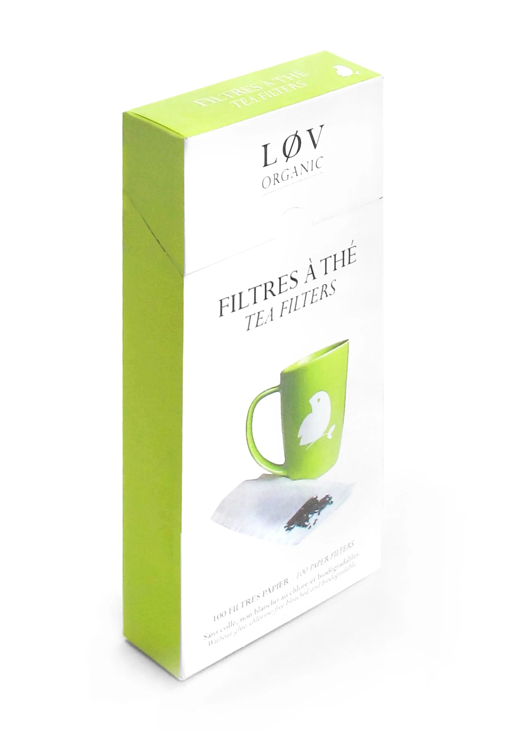 Kusmi Tea LOV čajové filtry velikost L 100 ks