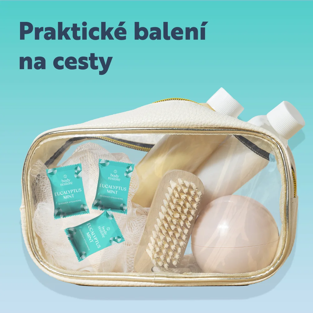 Body Restore Aromatické tablety do sprchy eukalyptus a máta 3 ks