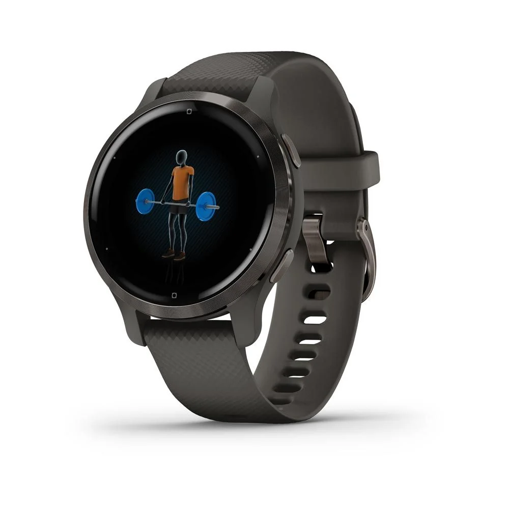 Garmin VENU 2S chytré hodinky Slate/Black