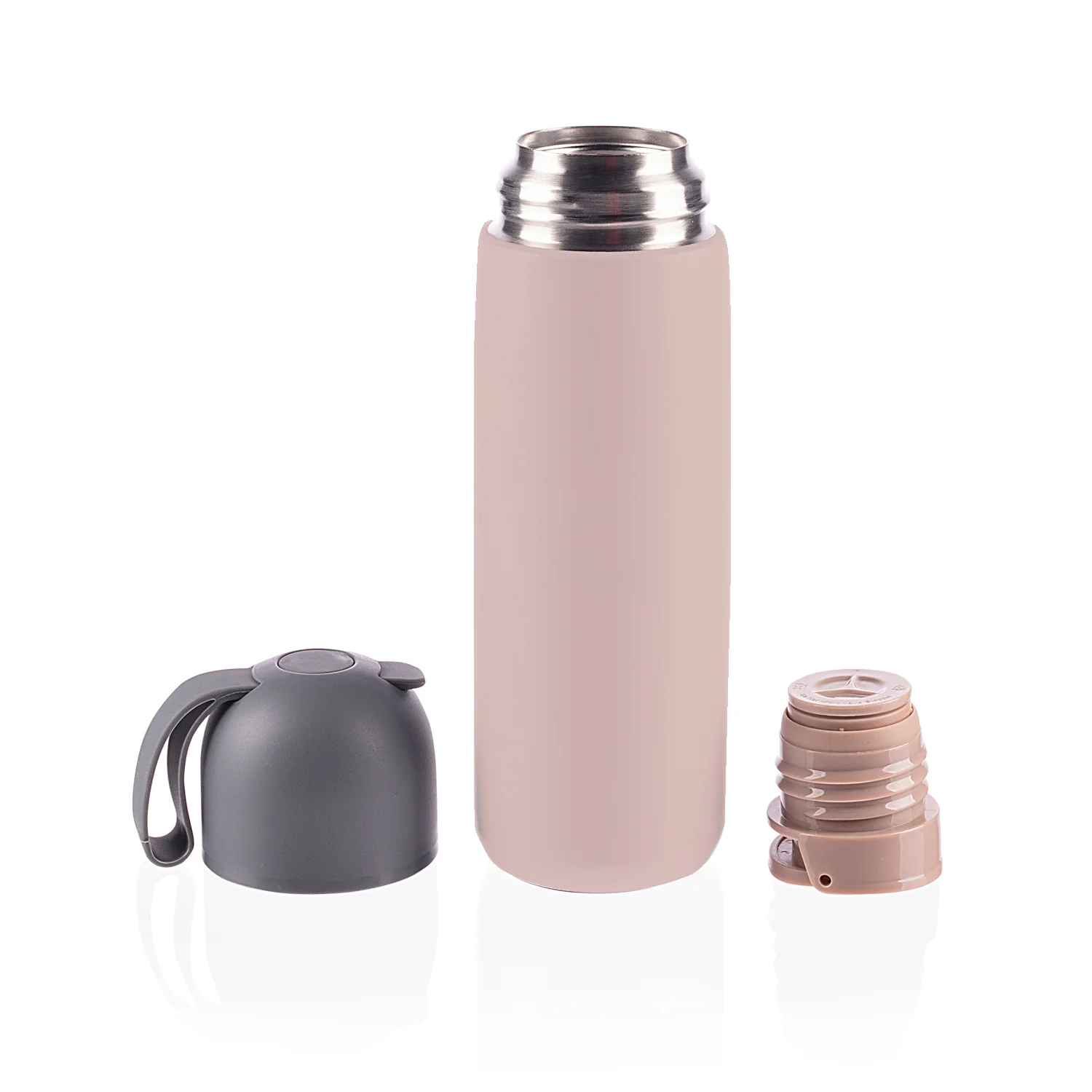 Zopa Termoska na tekutiny se silikonovým držákem 400 ml, Candy pink 9