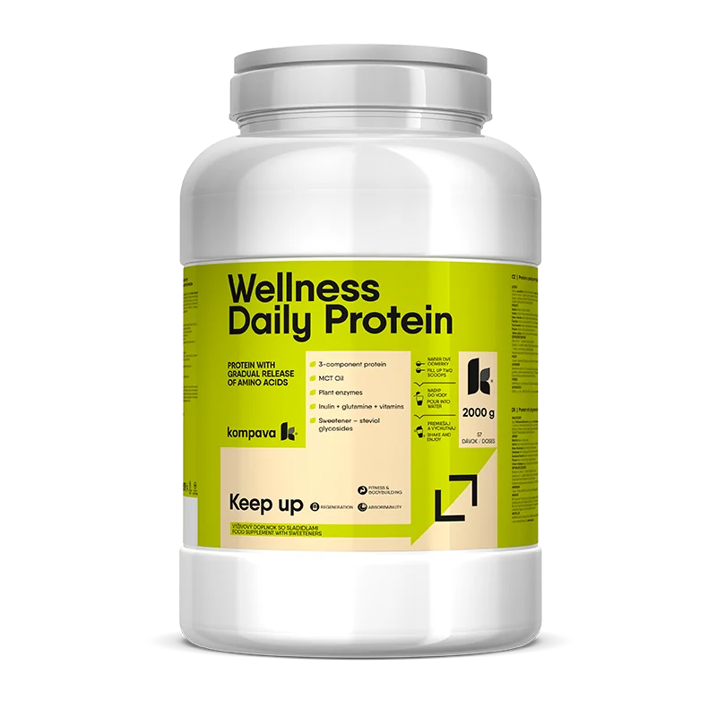 KOMPAVA Wellness Daily Protein 525 g/15 dávek, vanilka