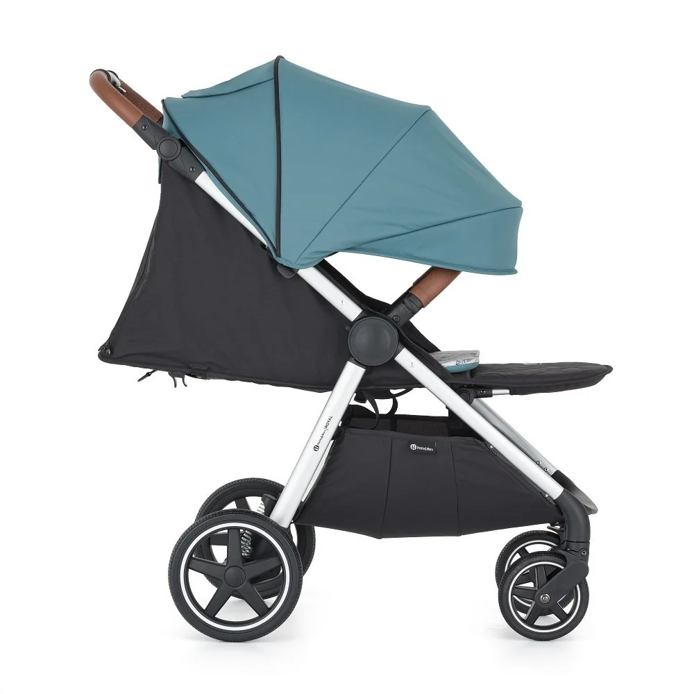 Petite&Mars Kočárek sportovní Royal3 Silver Ocean Blue