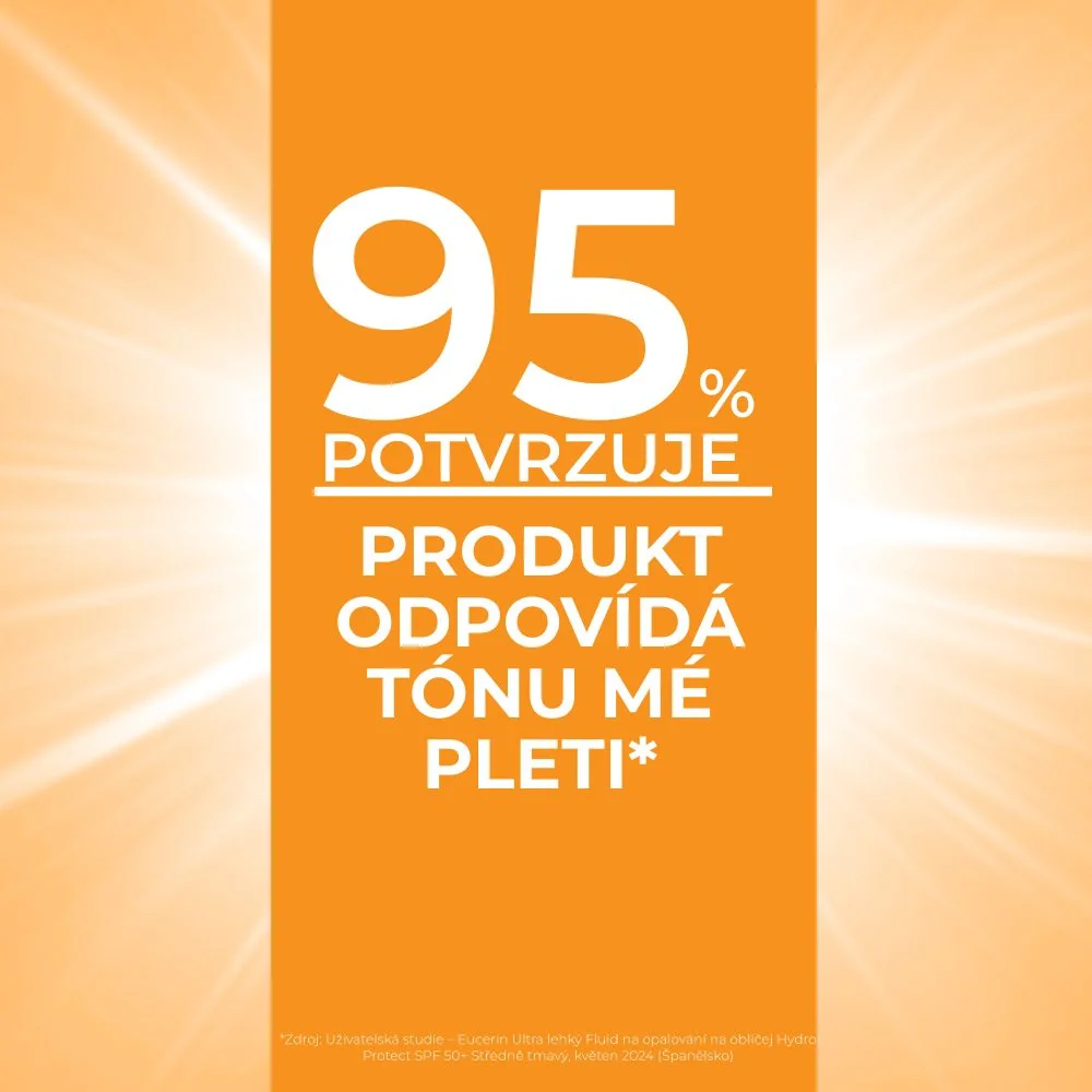 Eucerin SUN Hydro Protect Ultra lehký fluid na obličej světlý SPF50+ 50 ml