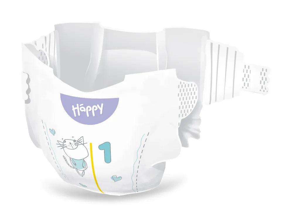 Bella Baby Happy Soft&Delicate 1 Newborn 2–5 kg dětské pleny 82 ks