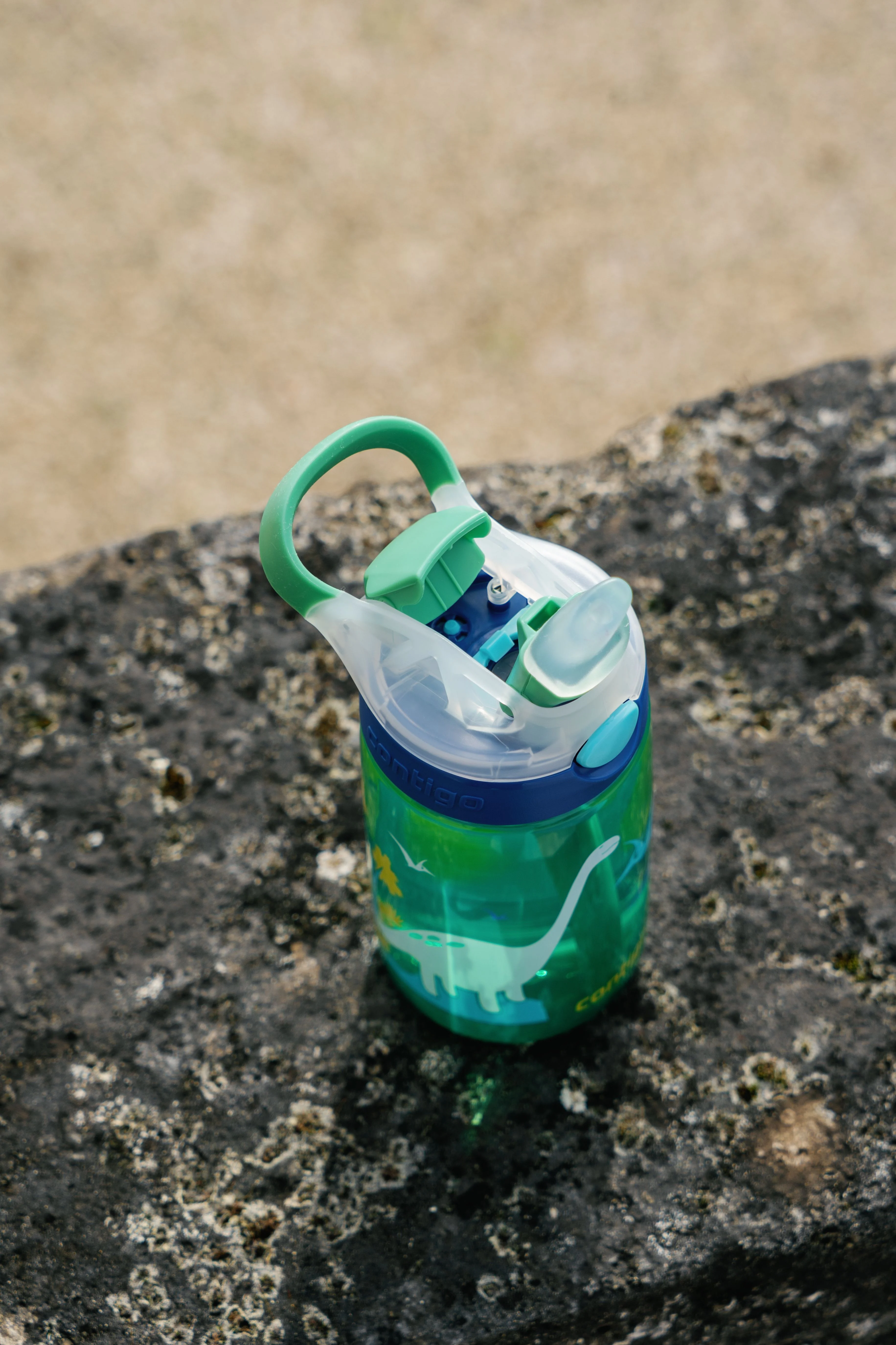 Contigo Dětská láhev Gizmo Flip Jungle Dino zelená 420 ml