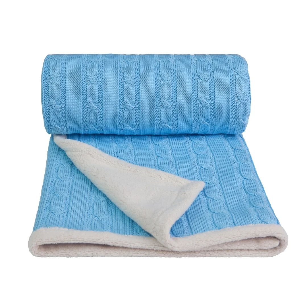 T-tomi Pletená deka WARM Blue
