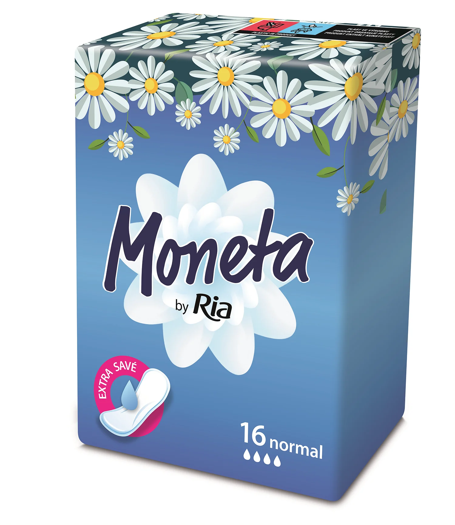 Moneta by Ria normal dámské vložky 16 ks