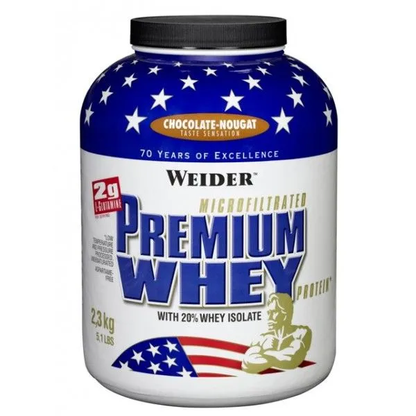 WEIDER Premium Whey  chocolate-nougat 2300 g