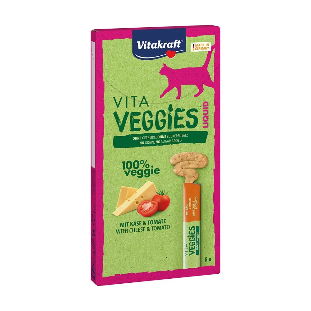 Vitakraft Vita Veggies Liquid sýr a rajče 6x15 g
