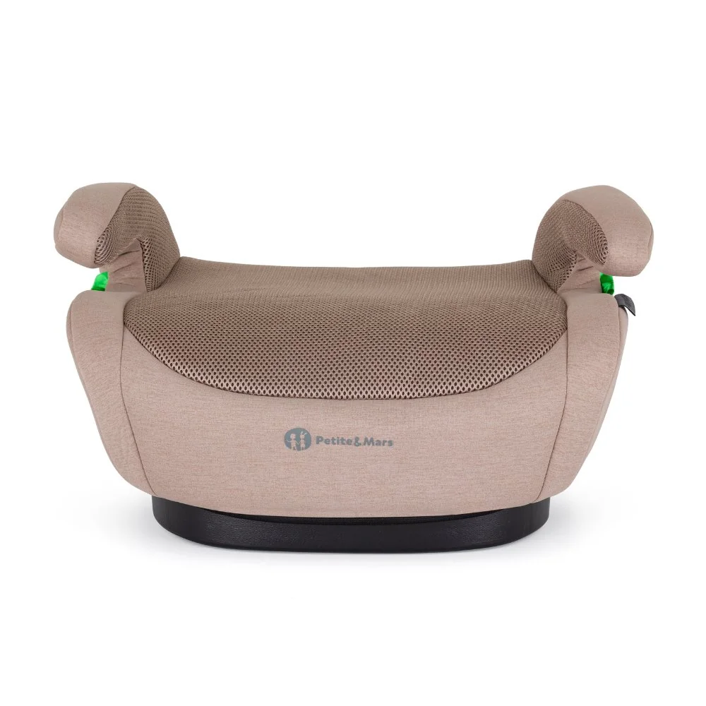 Petite&Mars Podsedák Optimus Pro i-Size Air Tan Brown 125 - 150 cm (22-36 kg)