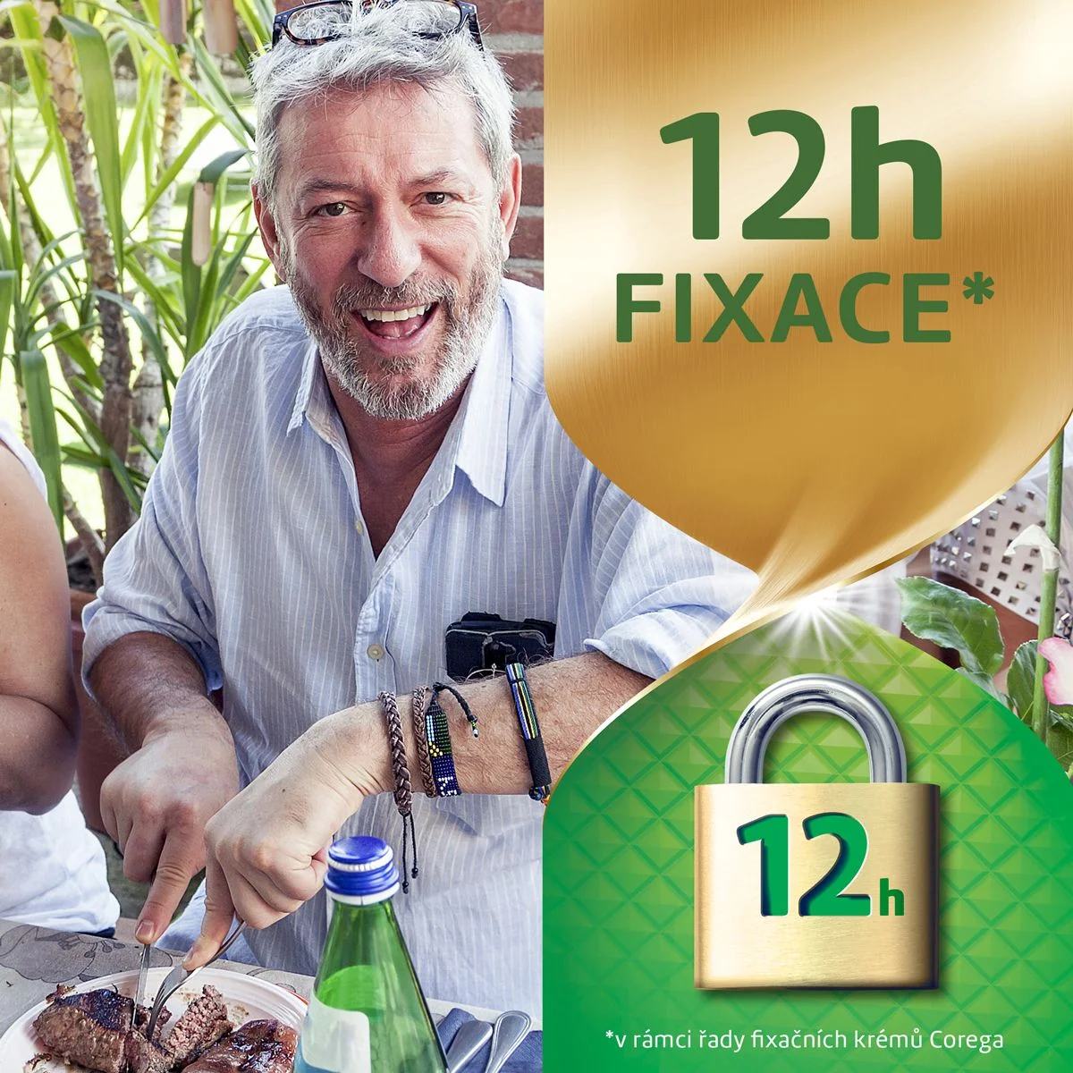 Corega Power Max Upevnění + Svěžest fixační krém 40 g