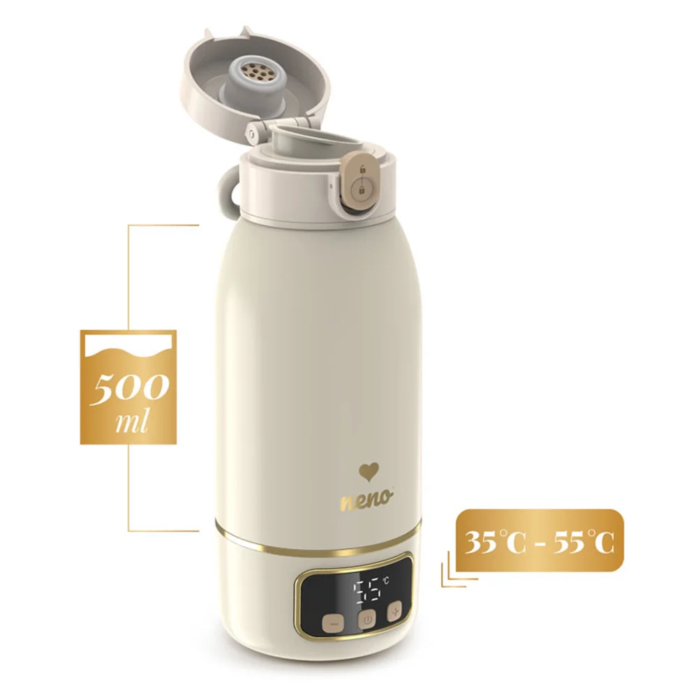 NENO Savia Ohřívač mléka a nápojů přenosný 500 ml