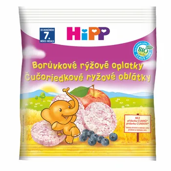 HiPP SUŠENKY BIO Borůvkové rýžové oplatky 35g 