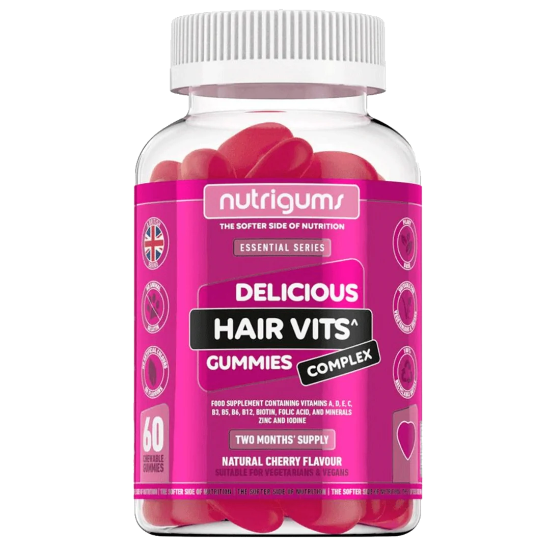 Nutrigums Hair Vitamin Complex 60 želé - třešeň
