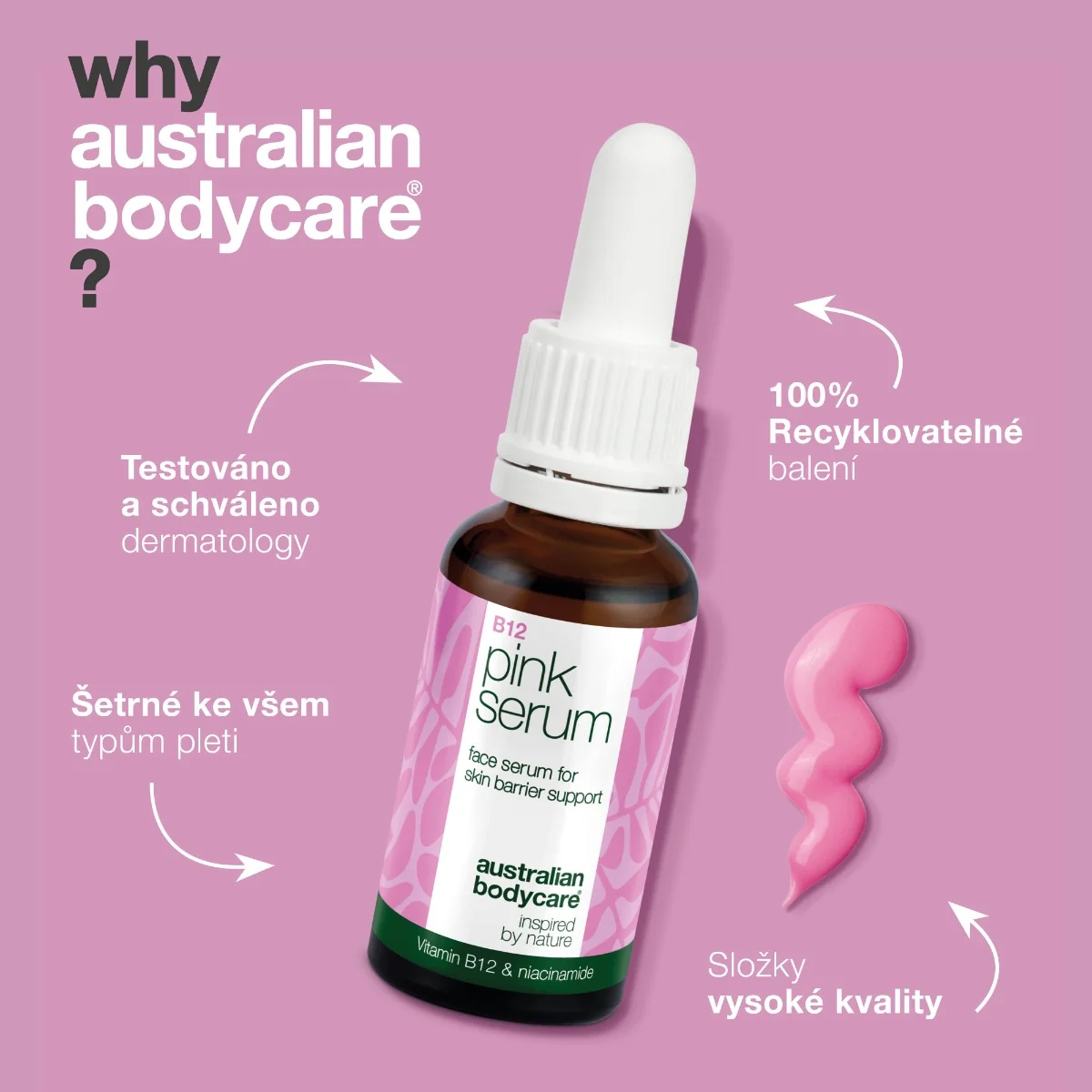 Australian Bodycare B12 Pink Serum 30 ml