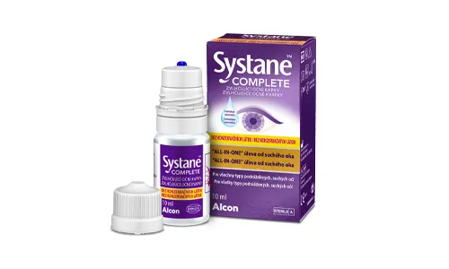 Systane® COMPLETE zvlhčující oční kapky - použití