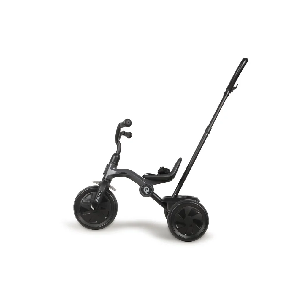 QPlay Tříkolka Ant Plus Dark Grey, věk 2-6 let 