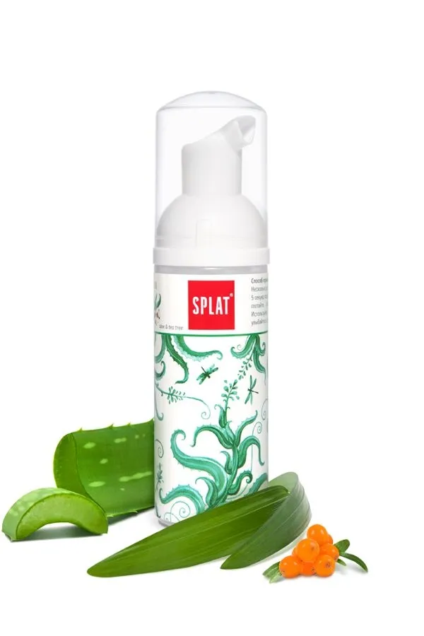 SPLAT Čisticí pěna na zuby 2v1 aloe vera + tea tree 50 ml