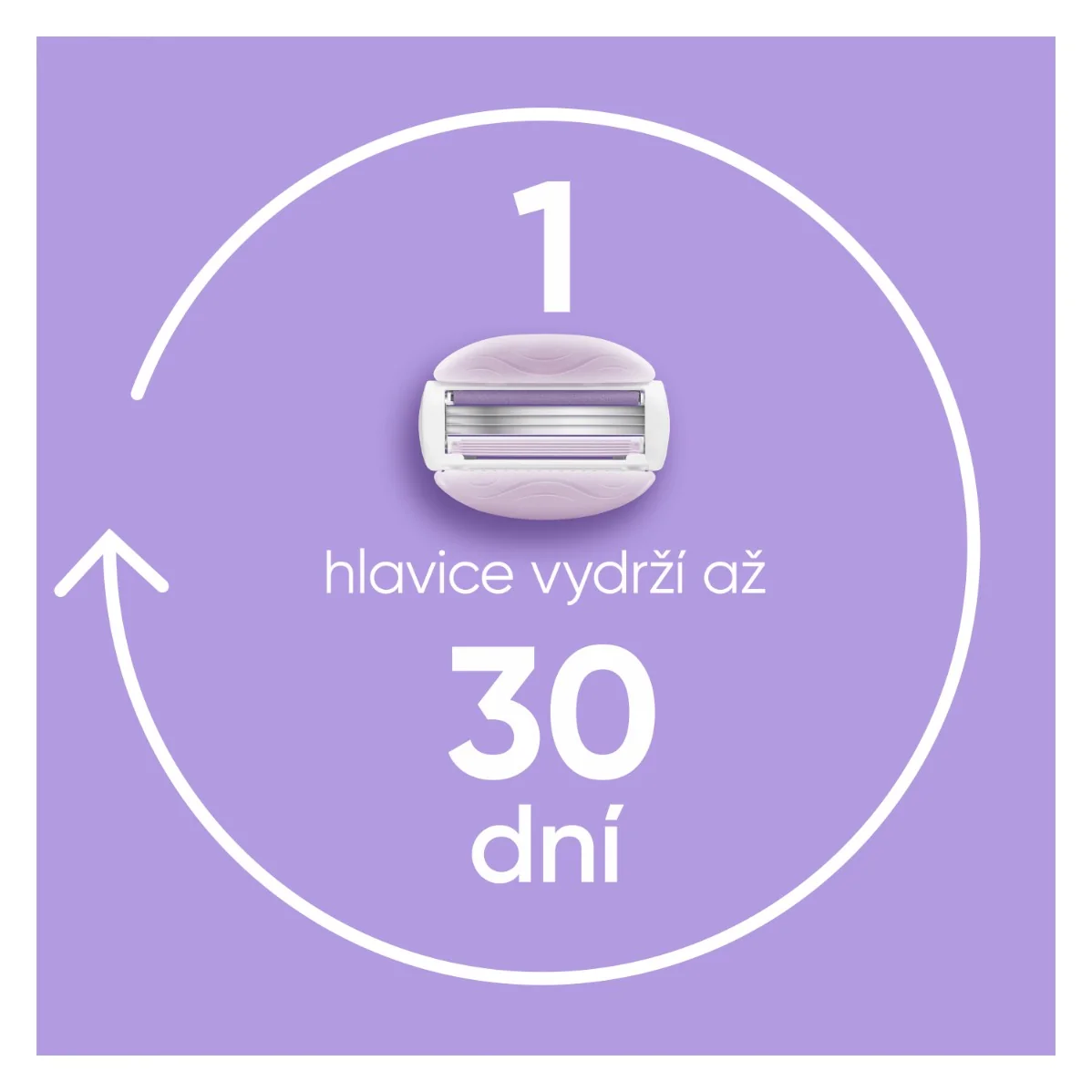 Gillette Venus ComfortGlide Breeze holicí hlavice + kryt na žiletku 6 ks