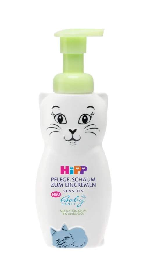 Hipp BabySanft Pěnové tělové mléko KOČKA 150 ml