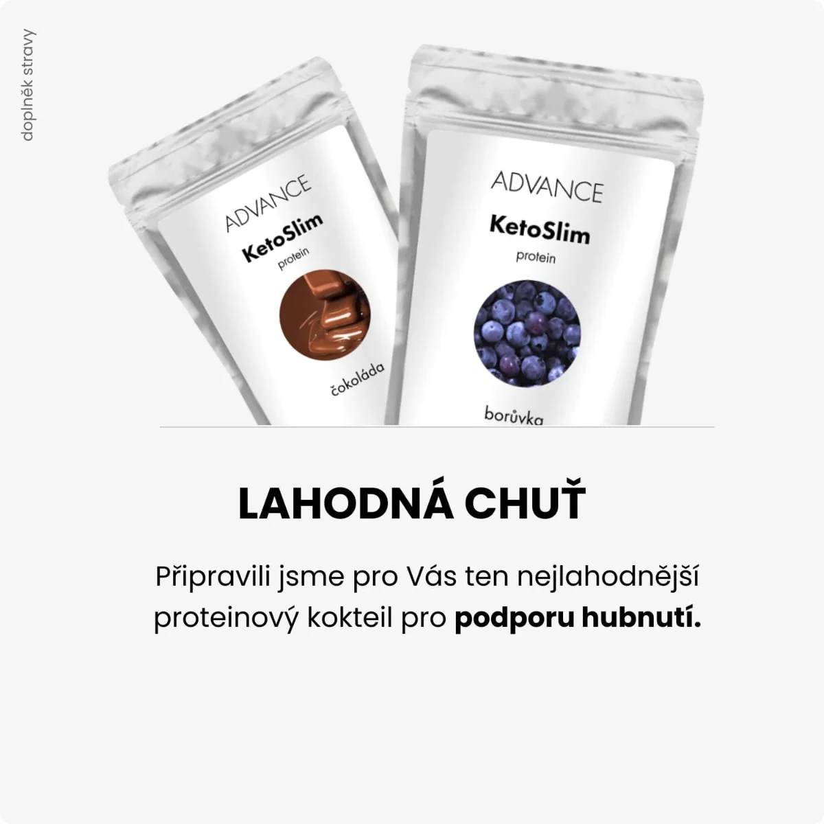 ADVANCE KetoSlim protein borůvka 480 g