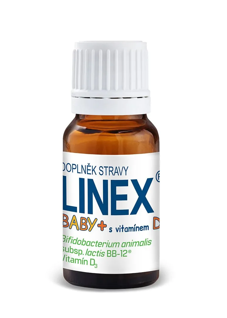 Linex Baby + s vitamínem D 8 ml