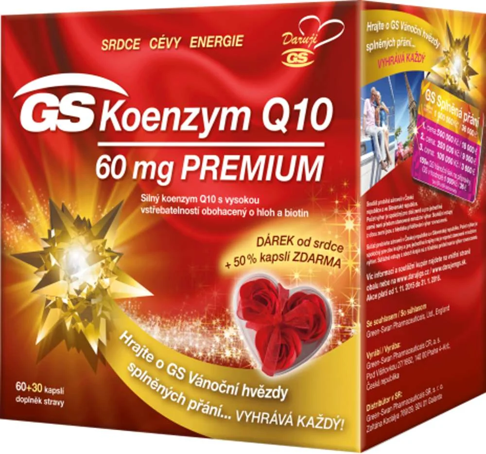 GS Koenzym Q10 60mg Premium cps.60+30