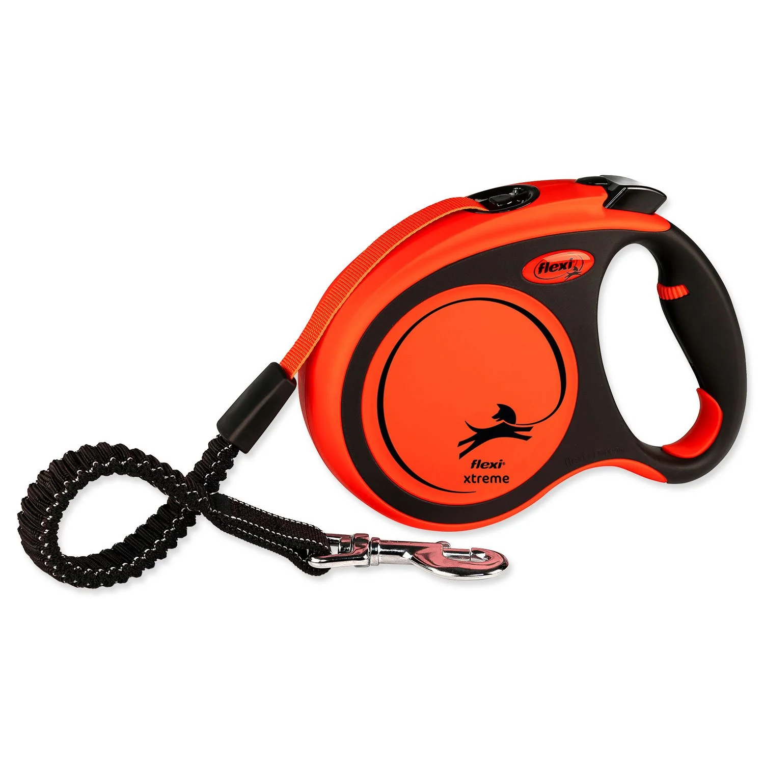 Flexi Vodítko Xtreme páska L oranžové 5m