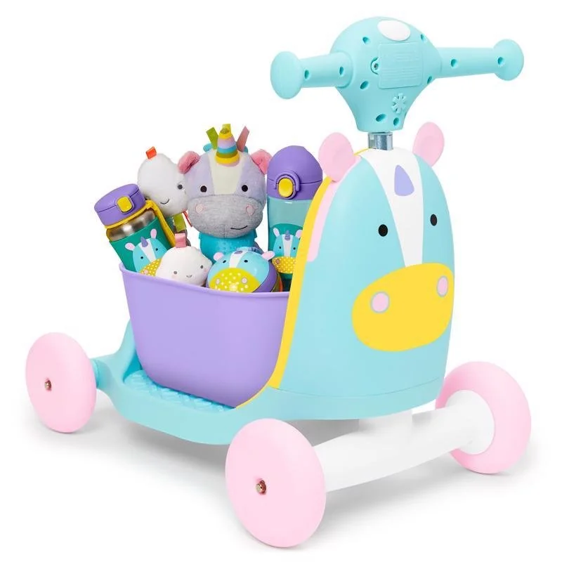 SKIP HOP Zoo odrážedlo 3v1 Ride-On Jednorožec 12m+ do 20 kg