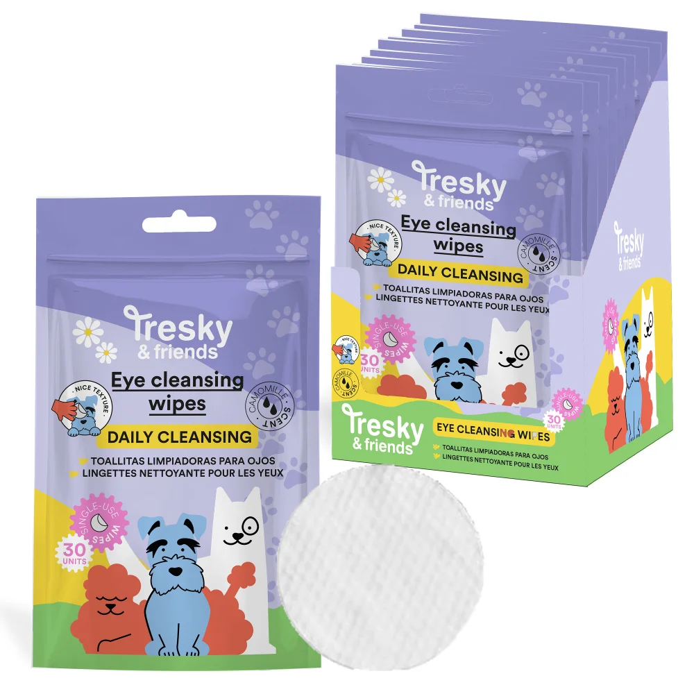 Tresky & friends Čisticí ubrousky na oči pro domácí mazlíčky 30 ks