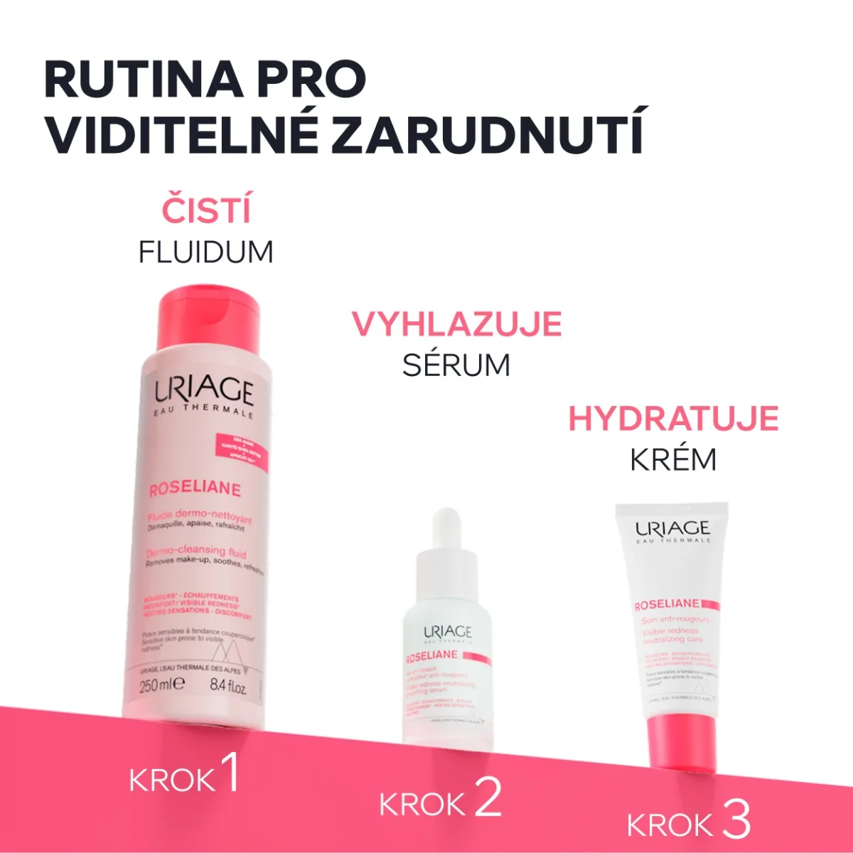 Uriage Roséliane Krém pro citlivou pleť se sklonem k zčervenání 40 ml