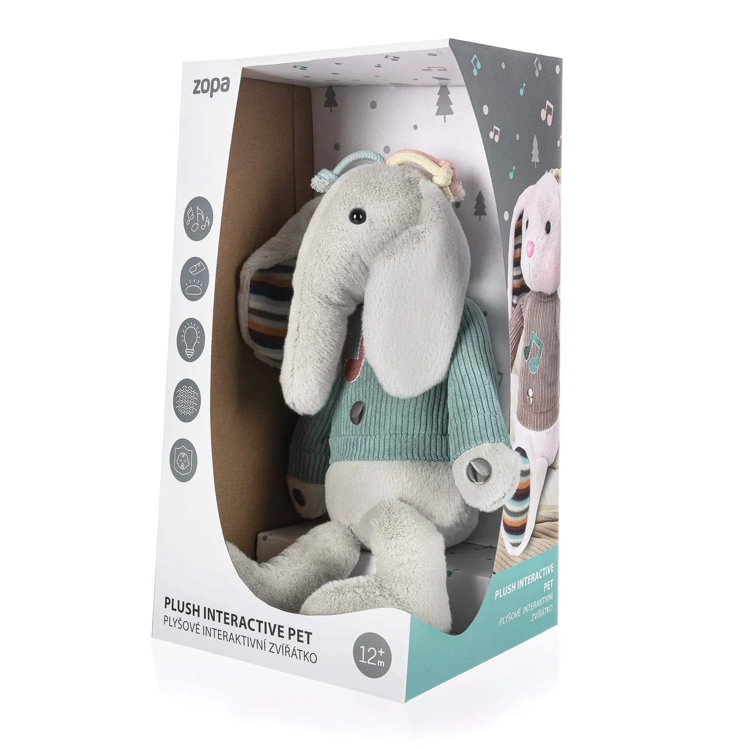 Zopa Plyšový interaktivní parťák, Elephant