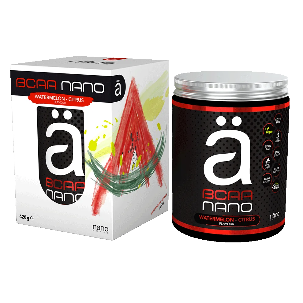 Näno Supps BCAA Nano 420g - vodní meloun, citrus